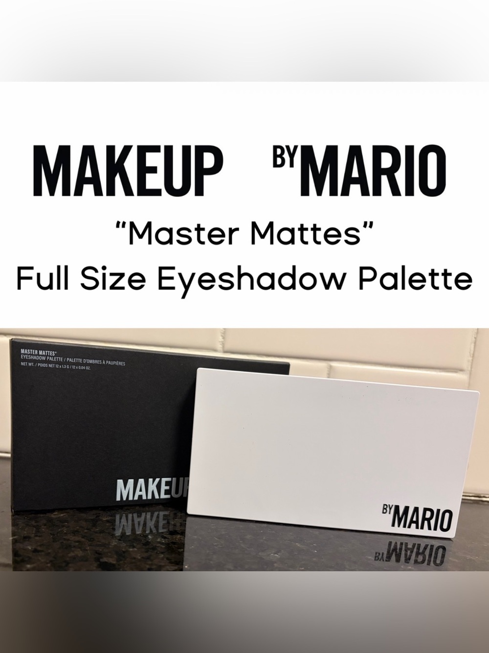 Makeup by Mario “Master Mattes” Full Size Eyeshadow Palette (New in Box)